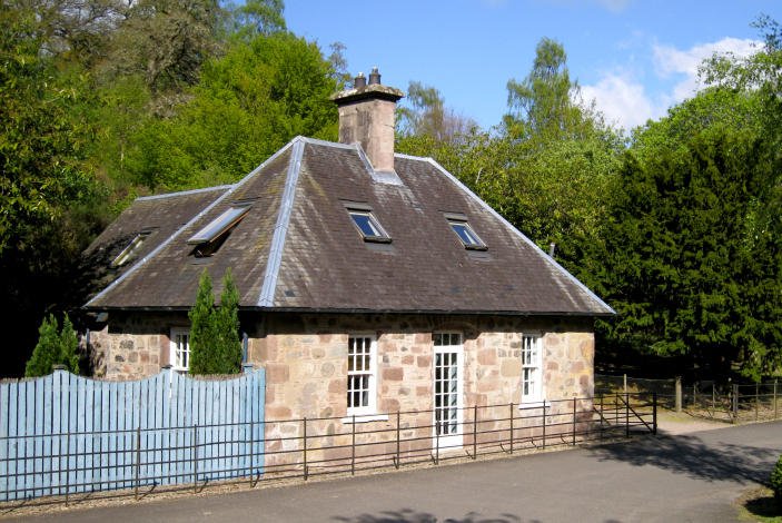 Gamekeeper's Cottage Exterior, Crieff, Perthshire, Scotland