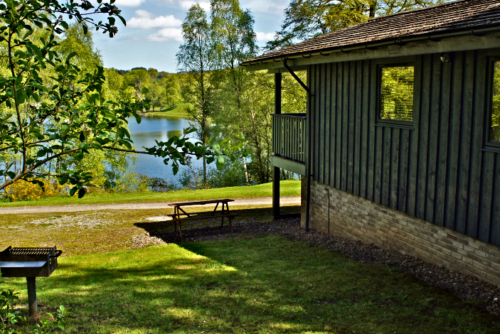 Maple Lodge Exterior, Crieff, Perthshire, Scotland