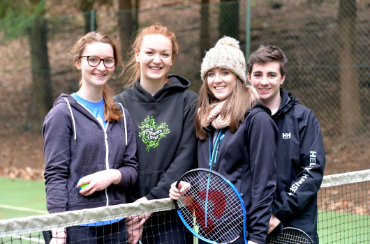 Tennis, Loch Monzievaird Holiday Lodges, Crieff, Perthshire Tennis
